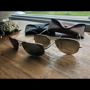 Ray Ban Sunglasses Two Pairs RB 3497 RB 3025